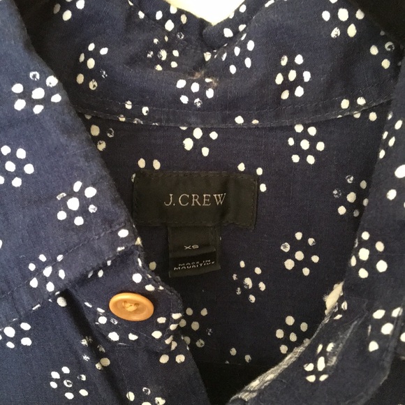 J. Crew Navy Button Down - Picture 4 of 5